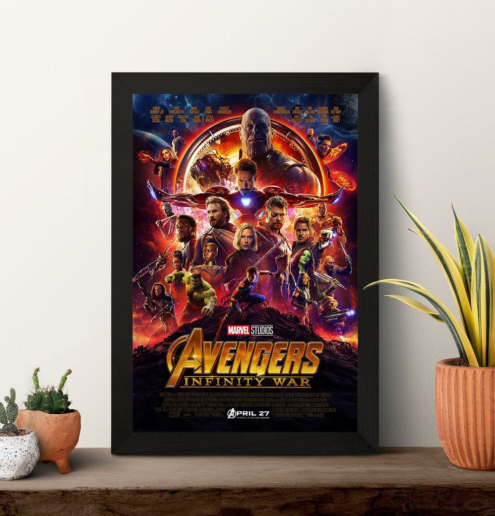 Avengers Infinity War Movie Poster High Quality Print Photo Wall Art