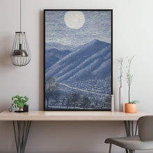 Japanese Wall Art - Winter Japanese Landscape Oil Painting Poster - Tranquil Scenic Art