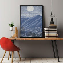 Japanese Wall Art - Winter Japanese Landscape Oil Painting Poster - Tranquil Scenic Art