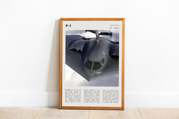 B-2 Spirit Wall Art Stealth Bomber Aircraft Poster Poster B-2 Spirit  Black White Poster  Poster  Art Gift 1688316298