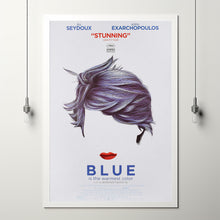 BLUE IS THE WARMEST COLOR Movie Poster, Canvas Wall Art, Room Decor, Movie Art