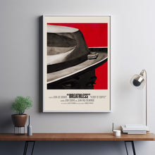 BREATHLESS Movie Poster, Canvas Wall Art, Room Decor, Movie Art