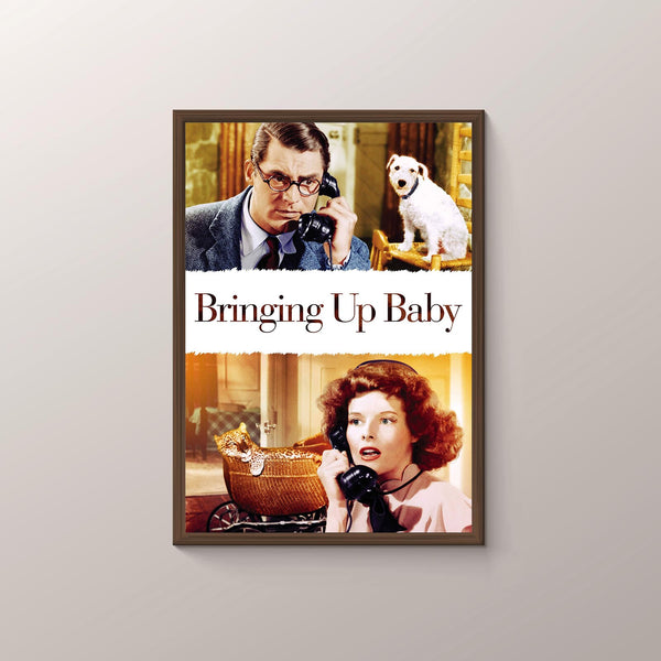 BRINGING UP BABY Movie Poster, Room Decor, Home Decor, Art Poster for Gift 1572859174