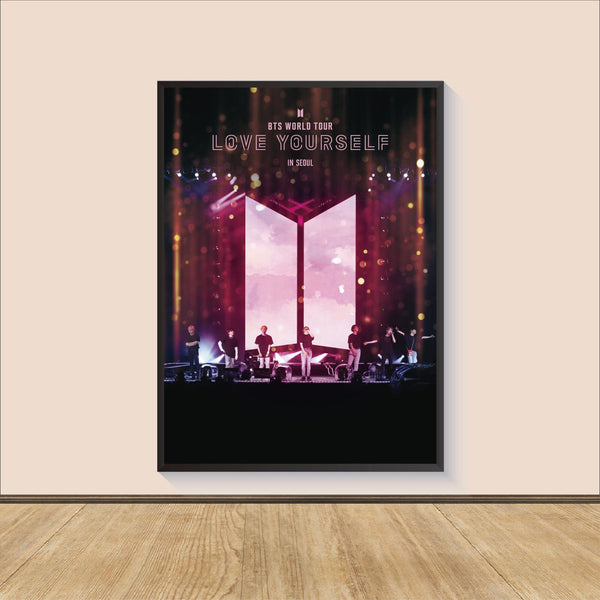 BTS World Tour Love Yourself In Seoul Movie Poster Print, Canvas Wall Art, Room Decor, Movie Art, personalized gift, Wall Art Print 1591852775