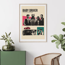 Baby Driver Mid Century Movie Poster  Film Posters  Minimalist Movie Poster    Wall Art Poster 962200430