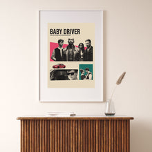 Baby Driver Mid Century Movie Poster  Film Posters  Minimalist Movie Poster    Wall Art Poster 962200430