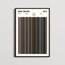 Baby Driver Movie Barcode Print, Baby Driver Print, Baby Driver Poster, Baby Driver Wall Art, Baby Driver Art Print 1685872349