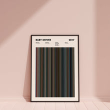 Baby Driver Movie Barcode Print, Baby Driver Print, Baby Driver Poster, Baby Driver Wall Art, Baby Driver Art Print 1685872349