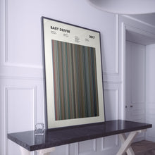 Baby Driver Movie Barcode Print, Baby Driver Print, Baby Driver Poster, Baby Driver Wall Art, Baby Driver Art Print 1685872349