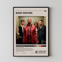 Baby Driver Poster,Edgar Wright, Minimalist Movie Poster