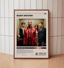 Baby Driver Poster,Edgar Wright, Minimalist Movie Poster