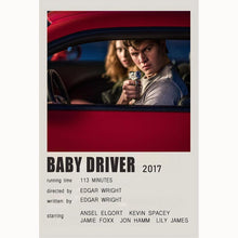 Baby Driver (2017) Movie Poster Canvas Poster Minimalist Poster Art Print Gifts for Lover Mural Painting Home Decoration 1749609664
