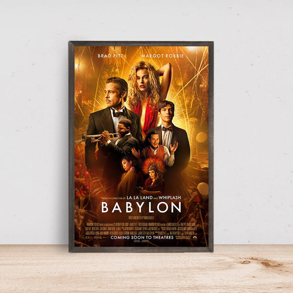 Babylon Movie Poster - 2022 Film - Room Decor Wall Art - Canvas Fabric Print - Poster Gift 1585865656