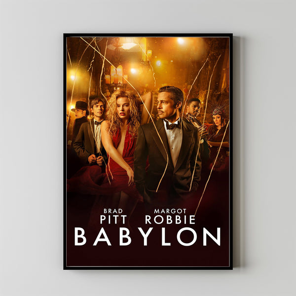 Babylon Movie Poster 2023 FilmRoom Decor Wall ArtPoster GiftCanvas prints 3