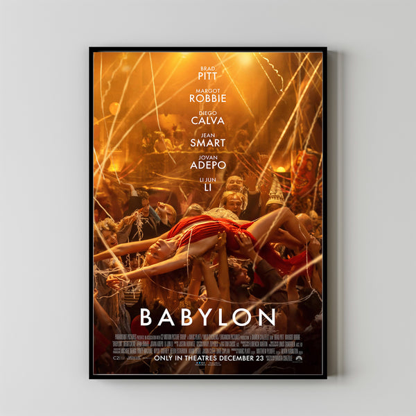 Babylon Movie Poster 2023 FilmRoom Decor Wall ArtPoster GiftCanvas prints 4