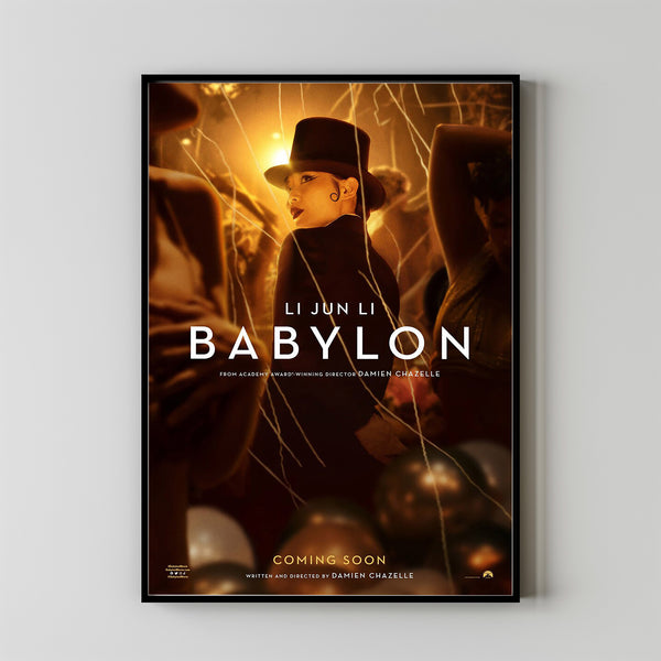 Babylon Movie Poster 2023 FilmRoom Decor Wall ArtPoster GiftCanvas prints 8