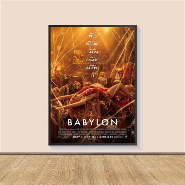 Babylon Movie Poster Print, Canvas Wall Art, Room Decor, Movie Art, Gifts for HimHer, Wall Art Print, Art Poster For Gift, Movie Print 1570555983