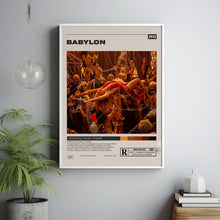 Babylon Poster, Damien Chazelle, Minimalist Movie Poster, Vintage Retro Art