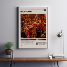 Babylon Poster, Damien Chazelle, Minimalist Movie Poster, Vintage Retro Art