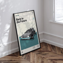 Back to the Future Movie Poster  Minimalist  Midcentury Poster  Wall Art Print  Retro Movie Poster 1731556843