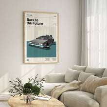 Back to the Future Movie Poster  Minimalist  Midcentury Poster  Wall Art Print  Retro Movie Poster 1731556843