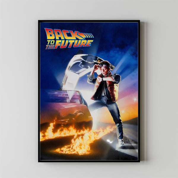 Back to the Future (1985) Poster Art Print Movie Posters Gift for Movie lovers