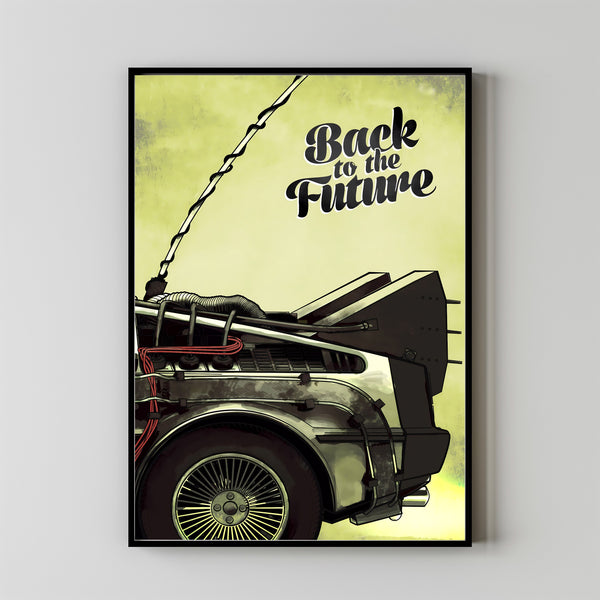 Back to the Future (1985) Poster Art Print Movie Posters Gift for Movie lovers 2