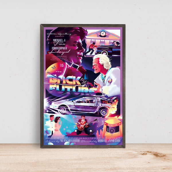 Back to the Future science fiction film Movie Poster, Home Decor, Art Poster for GiftCustom Personalized Poster 1618334783