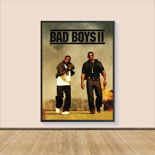 Bad Boys II Movie Poster Print, Canvas Wall Art, Room Decor, Movie Art, personalized gift, Wall Art Print, Art Poster For Gift, Movie Print 1591848391