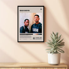 Bad Boys Poster, Michael Bay, Minimalist Movie Poster, Room decor, A3 poster
