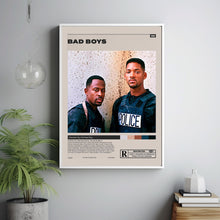 Bad Boys Poster, Michael Bay, Minimalist Movie Poster, Room decor, A3 poster