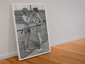 Bad Girls Smoking on Tennis Court Vintage Antique Cigarettes Poster Fine Art  Poster  Art Gift  Home Wall Decor 1543679402 5090