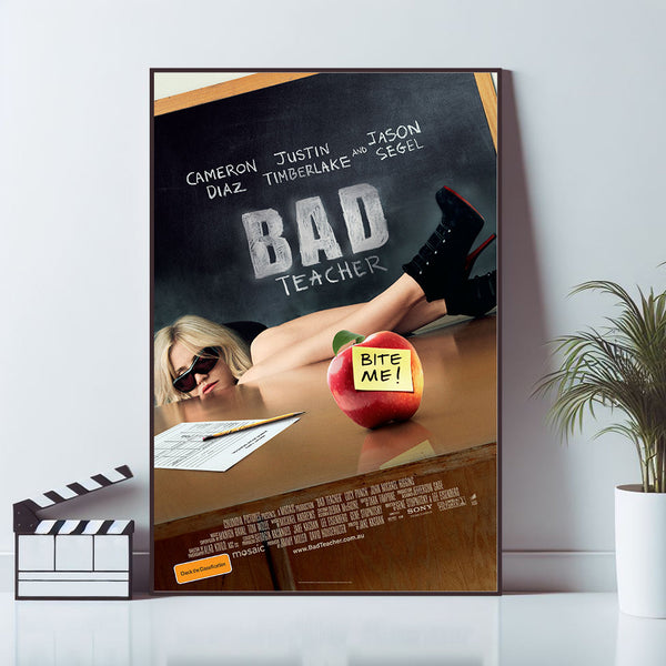 Bad Teacher Movie Poster, Art Poster, Home Decor, Wall Art Prints, High Quality Reproduction, Keepsake 1640080395