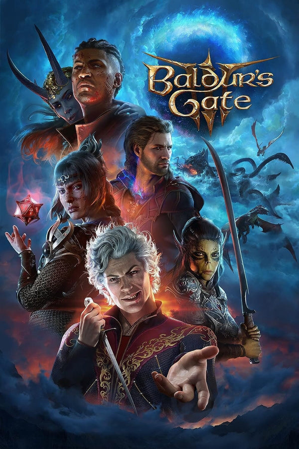 Baldurs Gate Videogame Companion Print Wall Art Poster 1601885852
