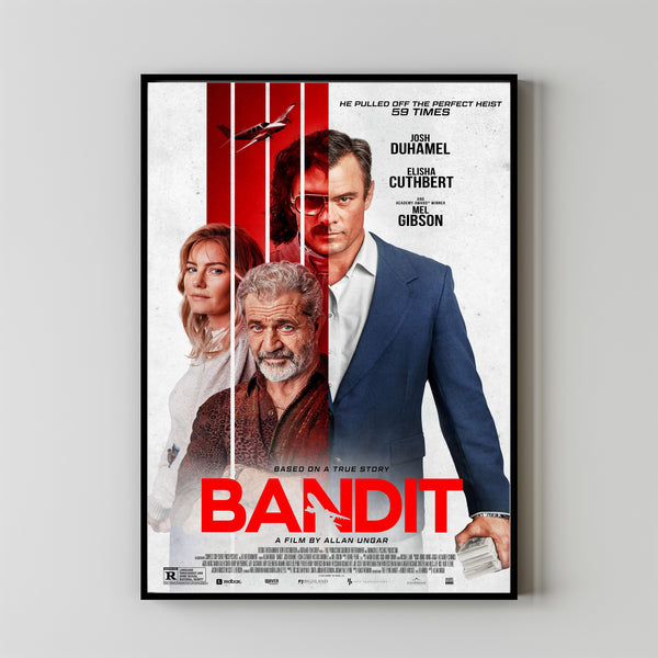 Bandit Movie Poster Print, Canvas Wall Art, Room Decor, Movie Art, Gifts for HimHer, Wall Art Print, Vintage Film Art