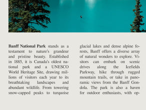 Banff National Park Wall Art Poster Poster Canada Alberta   Black White Poster  Poster  Art Gift 1699920351