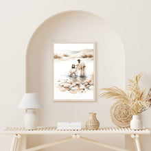 Baptism of Jesus Christ and St. John Poster Baptized Holy Bible Print Living Room Home Decor Frame Canvas Christian Wall Art Decor Bible 1601240155
