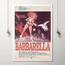Barbarella Movie Poster Print, Canvas Wall Art, Room Decor, Movie Art