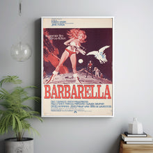 Barbarella Movie Poster Print, Canvas Wall Art, Room Decor, Movie Art