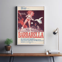 Barbarella Movie Poster Print, Canvas Wall Art, Room Decor, Movie Art