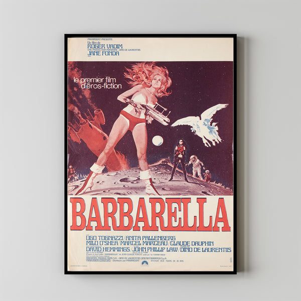 Barbarella Movie Poster Print, Canvas Wall Art, Room Decor, Movie Art