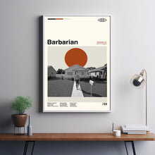 Barbarian Poster, Barbarian Movie, Barbarian Print, Barbarian Movie Poster, Retro Movie, Retro Modern, Movie Print, High Quality