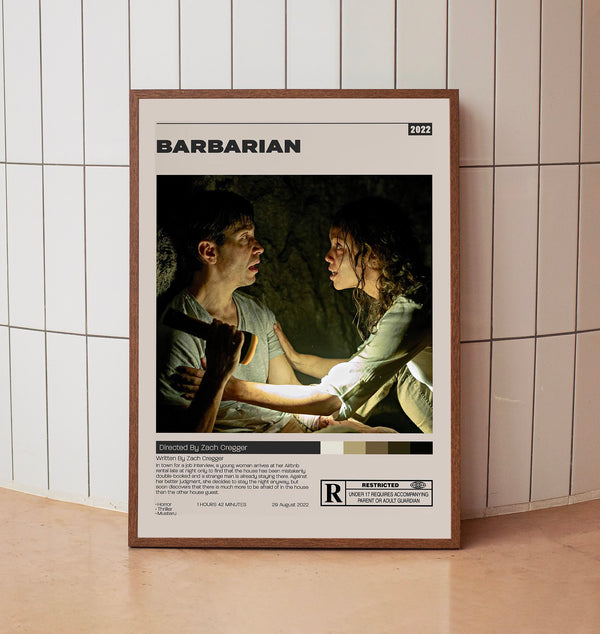Barbarian Poster,Zach Cregger, Minimalist Movie Poster