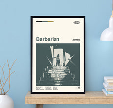 Barbarian Poster, Zach Cregger, Retro Movie Poster, Abstract Poster, Retro Poster, Minimalist Art, Vintage Poster, Wall Decor, Gifts Men 1684825864