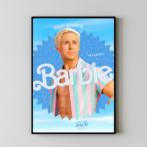Barbie Movie Poster Art Print Movie Posters Gift for Movie lovers 2