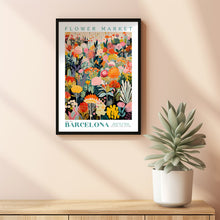 Barcelona Flower Market Print, Spain Travel Art, Large Modern Poster, Botanical Wall Decor Trendy Wall Art, Floral Illustration, Flower Art 2