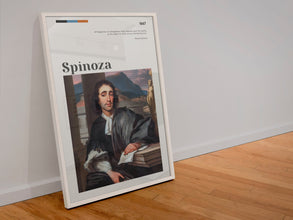Baruch Spinoza Poster Wall Art  Poster  Art Gift Quote Baruch Spinoza Vintage Philosopher Benedict de Spinoza 1575298193