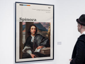 Baruch Spinoza Poster Wall Art  Poster  Art Gift Quote Baruch Spinoza Vintage Philosopher Benedict de Spinoza 1575298193