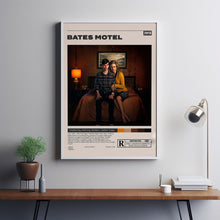 Bates Motel, Anthony Cipriano, Retro Movie Poster, Vintage Inspired Poster