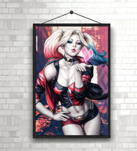 Batman - DC Comics Harley Quinn Kiss Poster High Quality Print Photo Wall Art Canvas Cloth Poster 1630577734